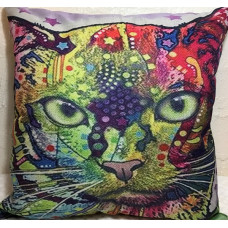 Technicolour Cats Cushion #8